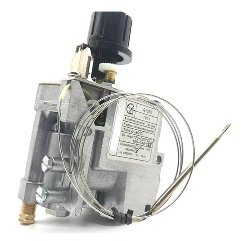 GY 630 Gas Valve Space Heater Thermostat Temperature Range 100-340℃ For Gas Stoves Oven