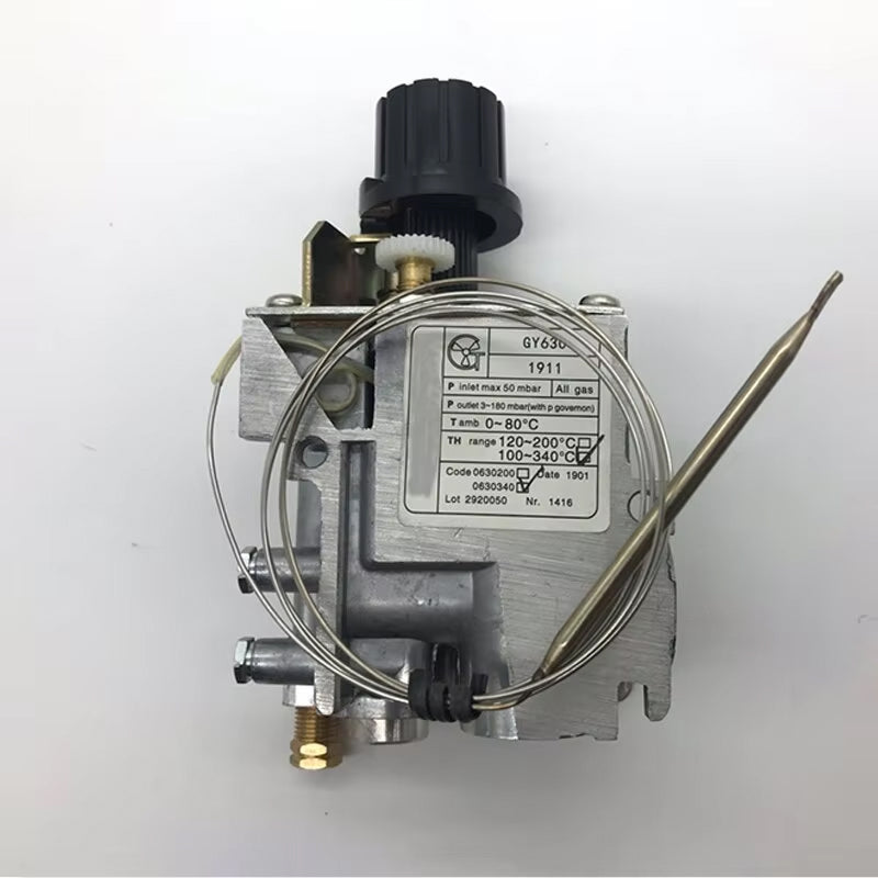 GY 630 Gas Valve Space Heater Thermostat Temperature Range 100-340℃ For Gas Stoves Oven
