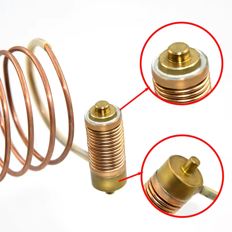 Customizable  Gas Thermostat Capillary Tube Temperature Range 13-38℃ For Gas Valve Water Heater